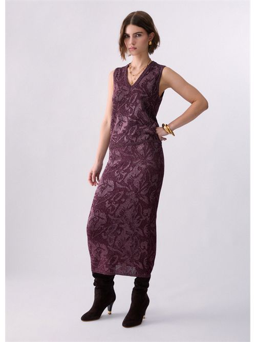 Longuette in pizzo lamé LIU JO | WF6096MA26S/X0786